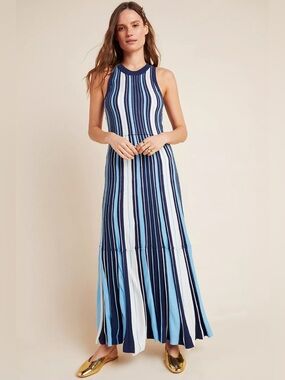 chiffon cloth dress Sample Dusty Blue Gwen Size:14/14.5